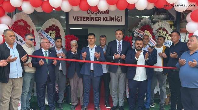 Coşkun Veteriner Kliniği Aksu Çalkaya Mahallesi resmi açılış töreni 2026